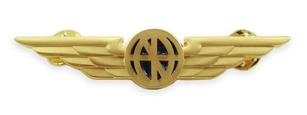 Luso Aviation Pilot Wings Aviator's Uniform Shirt Lapel Pin