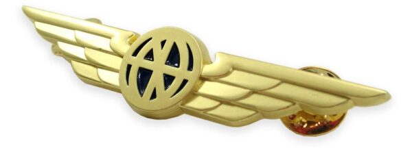 Luso Aviation Pilot Wings Aviator's Uniform Shirt Lapel Pin - Image 2