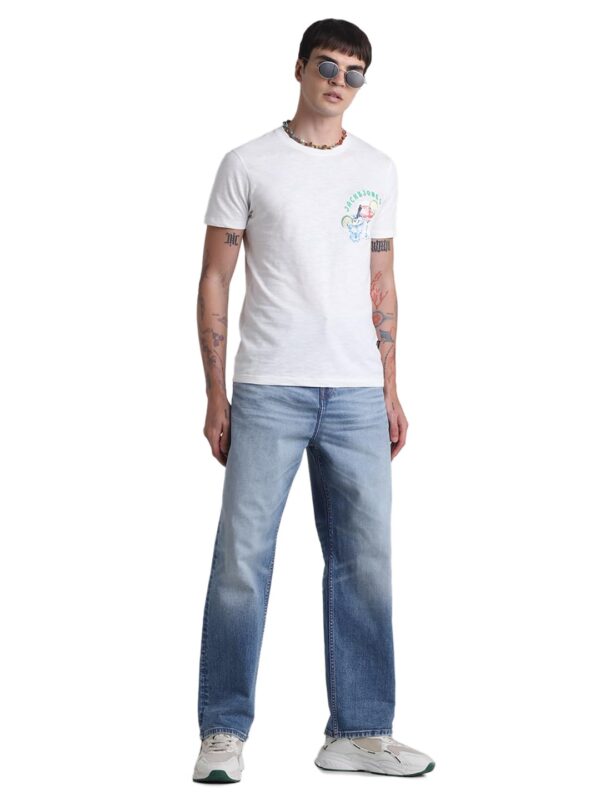 JACK & JONES Men's Mid Rise Loose Jeans - Image 6