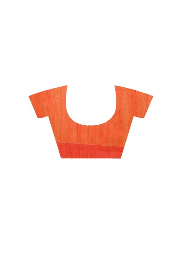 OISHANI SAREE GHOR Women's Traditional Bengal Ikkat Handloom Saree - Image 6