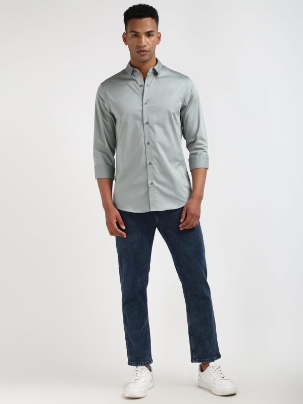 Calvin Klein Department1070 Solid Slim Fit Shirt - Image 5