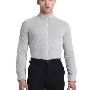 JACK & JONES Men's Cotton Solid Slim Fit Shirt