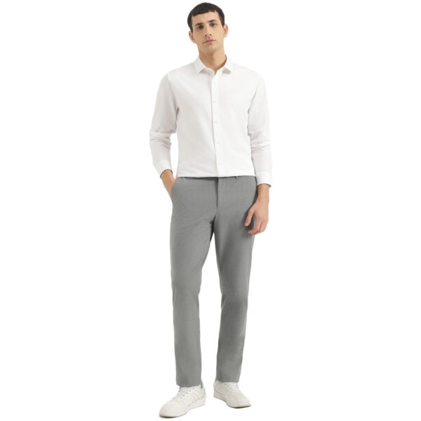 United Colors of Benetton Slim Fit Spread Collar Solid Shirt - Image 4