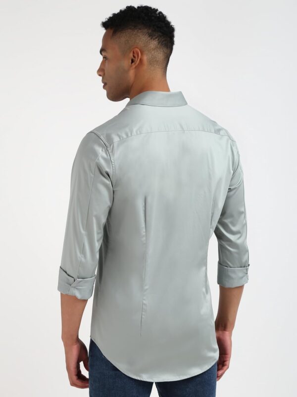 Calvin Klein Department1070 Solid Slim Fit Shirt - Image 4