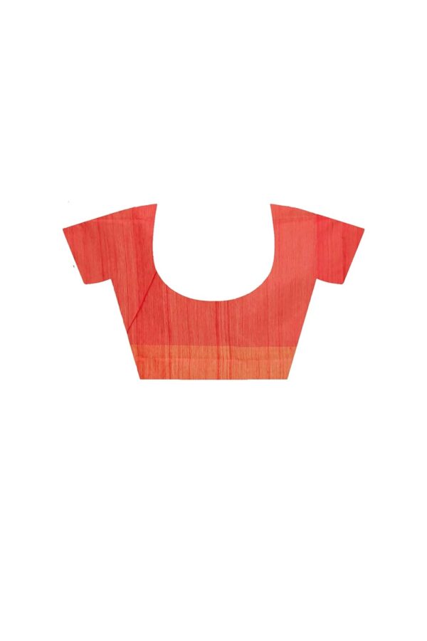 OISHANI SAREE GHOR Women's Traditional Bengal Ikkat Handloom Saree - Image 6