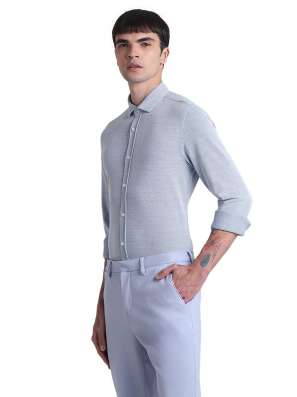 JACK & JONES Men's Cotton Solid Slim Fit Shirt - Image 3