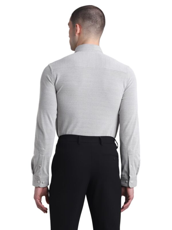 JACK & JONES Men's Cotton Solid Slim Fit Shirt - Image 4