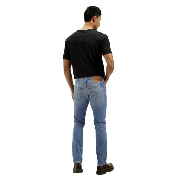 Levi's Men's 511 Light Blue Slim Fit Mid Rise Jeans - Image 2