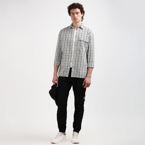 Calvin Klein Department3874 Checkered Regular Fit Shirt - Image 5