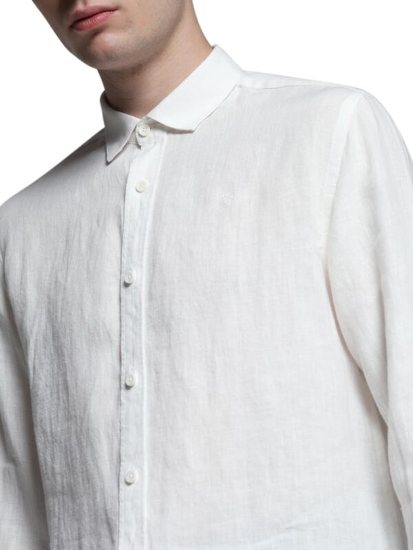 JACK & JONES Men Linen Regular Spread Collar Solid Casual Shirt - Image 5