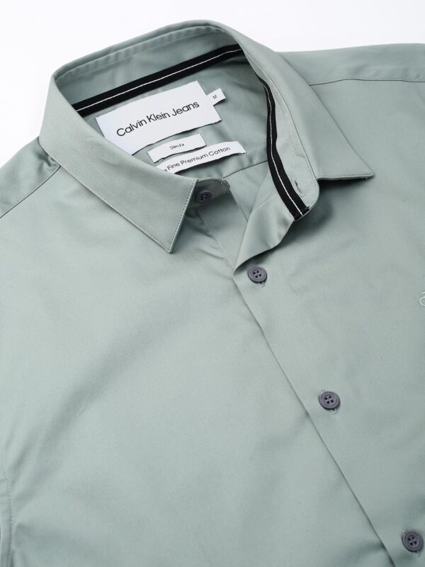 Calvin Klein Department1070 Solid Slim Fit Shirt - Image 2