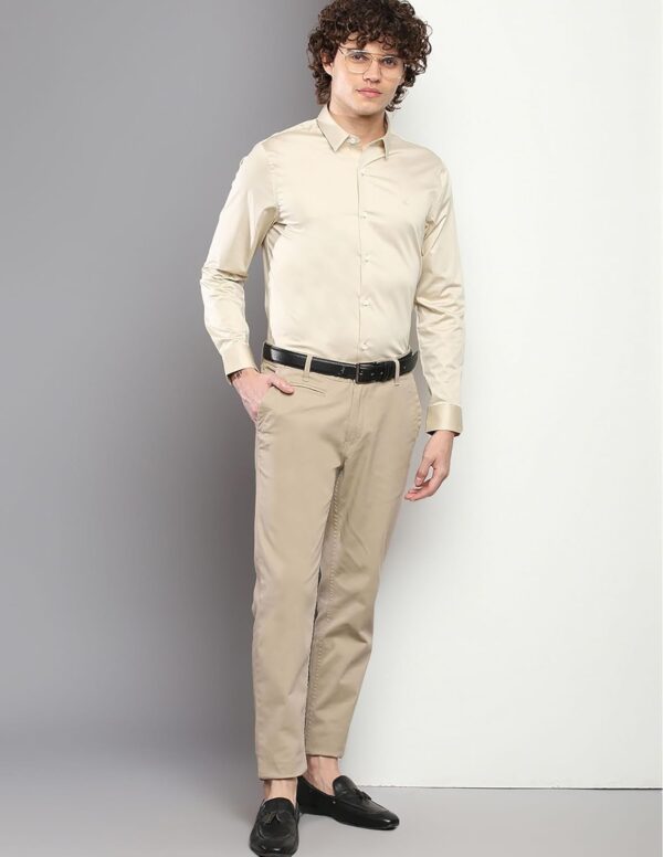 Calvin Klein Department1070 Solid Slim Fit Shirt - Image 2