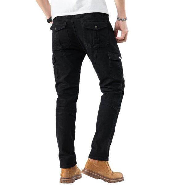 CTBQiTom Motorcycle Pants for Men Motocross Riding Pants Motorbike Riding Denim Jeans with Knee and Hip CE Armor Pads - Image 6