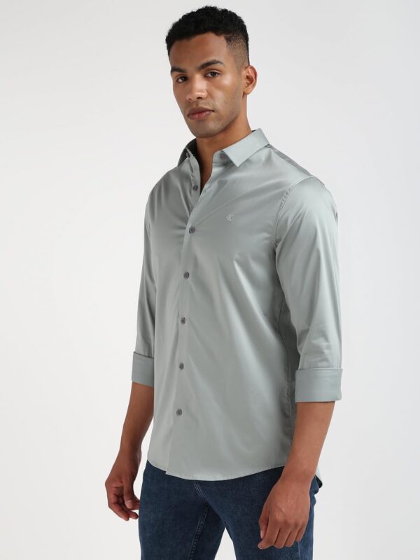 Calvin Klein Department1070 Solid Slim Fit Shirt - Image 3