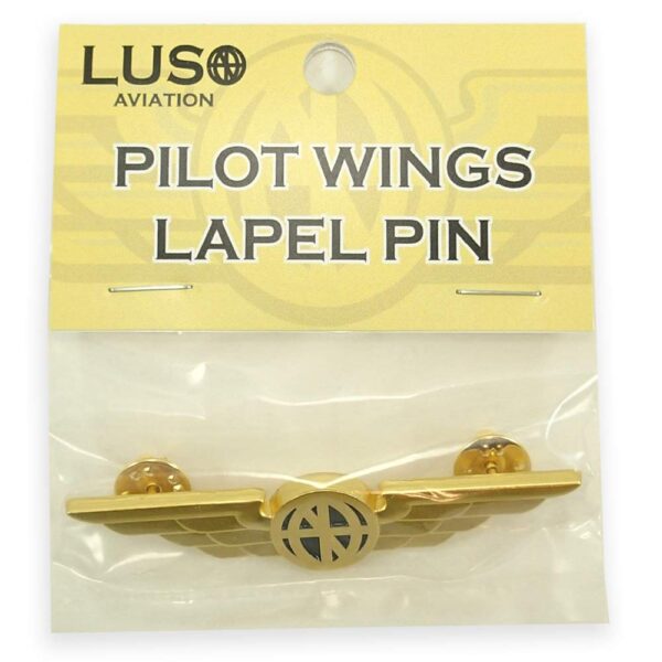 Luso Aviation Pilot Wings Aviator's Uniform Shirt Lapel Pin - Image 5