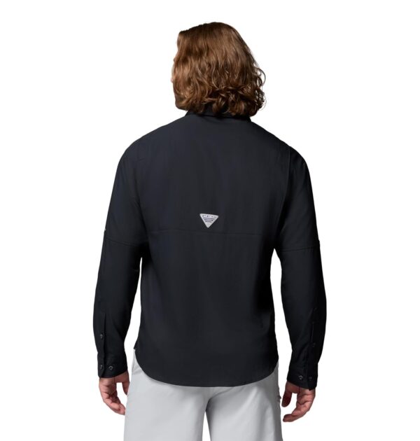 Columbia Men Black Omni Wick Tamiami II Long Sleeve Hiking | Trekking | Camping | Safari Shirt, L - Image 2