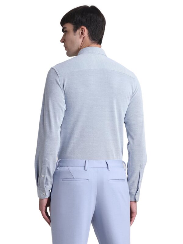 JACK & JONES Men's Cotton Solid Slim Fit Shirt - Image 4
