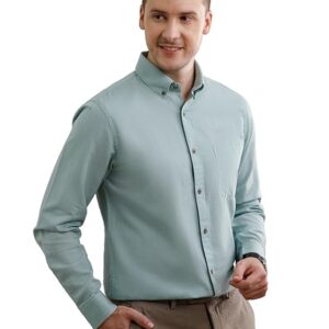THE FORMAL CLUB Men's Breeze Full Sleeve Cotton Linen Shirt for Men in Smart Fit