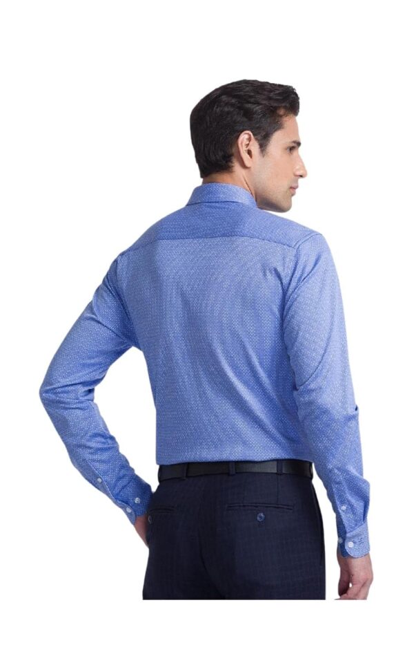 Raymond Men's Cotton Slim Fit Structure Formal Shirts - Image 4
