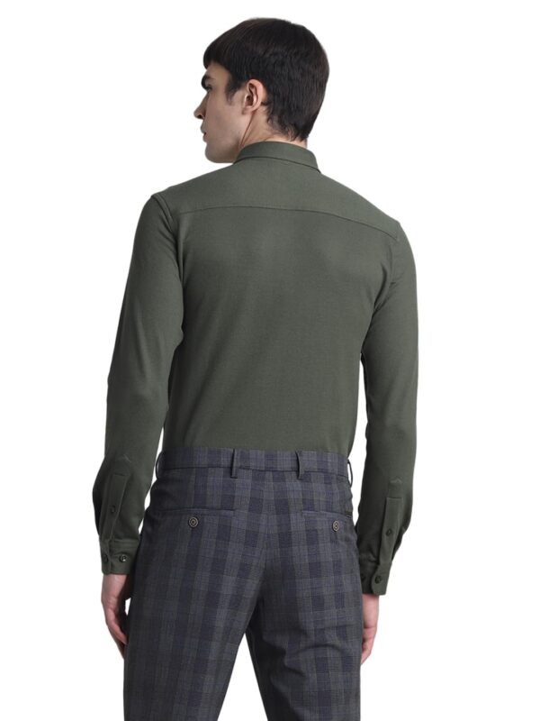 JACK & JONES Men's Cotton Solid Slim Fit Shirt - Image 4
