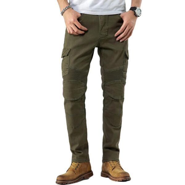 CTBQiTom Motorcycle Pants for Men Motocross Riding Pants Motorbike Riding Denim Jeans with Knee and Hip CE Armor Pads - Image 6