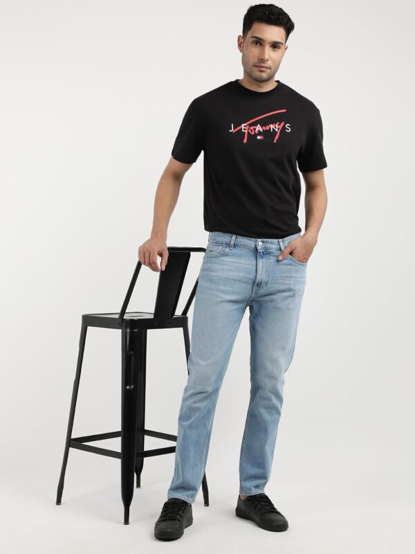 Tommy Hilfiger Men's Regular Mid Rise Jeans - Image 6