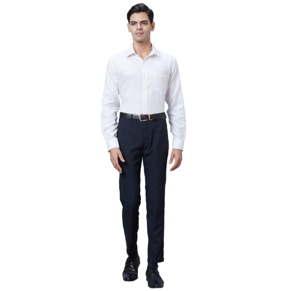 Park Avenue Men's Regular Fit Checkered Pattern Pure Cotton Ainsley Collar Full Sleeve Formal Shirt - Image 5