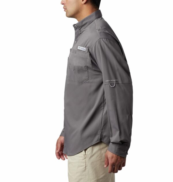 Columbia Men Grey Omni Wick Tamiami II Long Sleeve Hiking | Trekking | Camping | Safari Shirt, L - Image 6