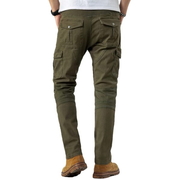 CTBQiTom Motorcycle Pants for Men Motocross Riding Pants Motorbike Riding Denim Jeans with Knee and Hip CE Armor Pads - Image 5
