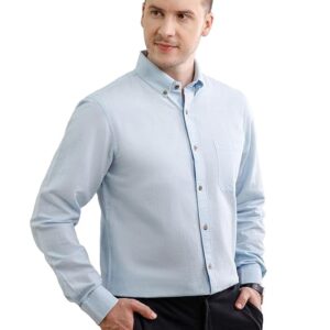 THE FORMAL CLUB Men's Breeze Full Sleeve Cotton Linen Shirt for Men in Smart Fit