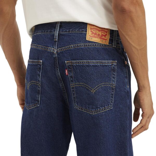 Levi's Men's 578 Baggy Fit Navy Jeans - Image 3