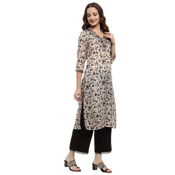 BIBA Women Printed Straight Suit Set - Image 5
