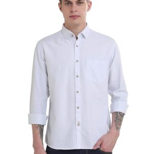 TURMS Anti Stain Men's Checks Shirt | Anti Odor Water Repellent | Cotton Full Sleeves | Available in Plus Sizes, Multiple Colors & Patterns