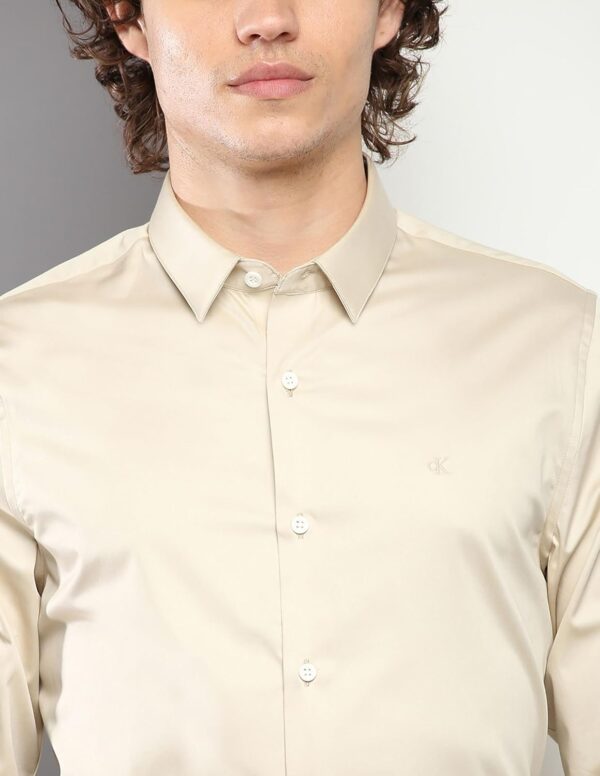 Calvin Klein Department1070 Solid Slim Fit Shirt - Image 6