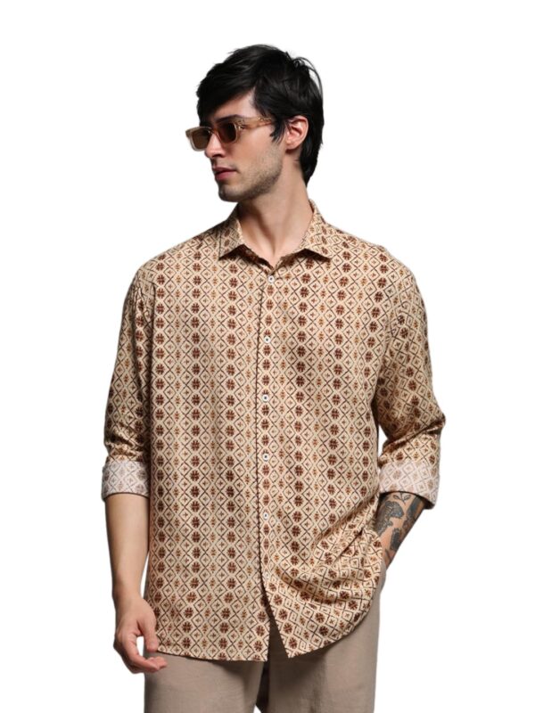 JACK & JONES Men's Cotton Regular Fit Shirt - Image 2