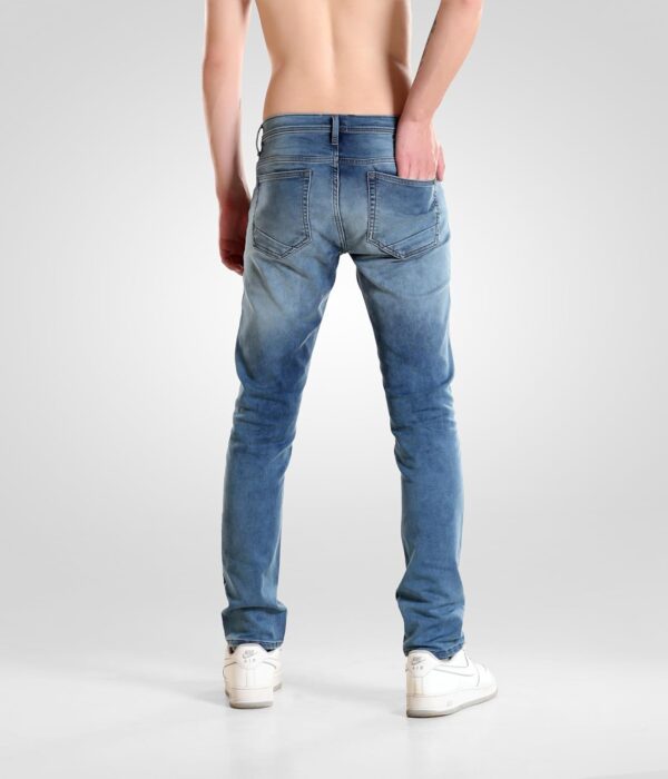 TURMS Men's Cool Tech Jeans All Degree Anti Odor UV Protectant Travel Edition Mid Rise Denim Pants | Stretchable Comfort Cotton Rich - Image 2