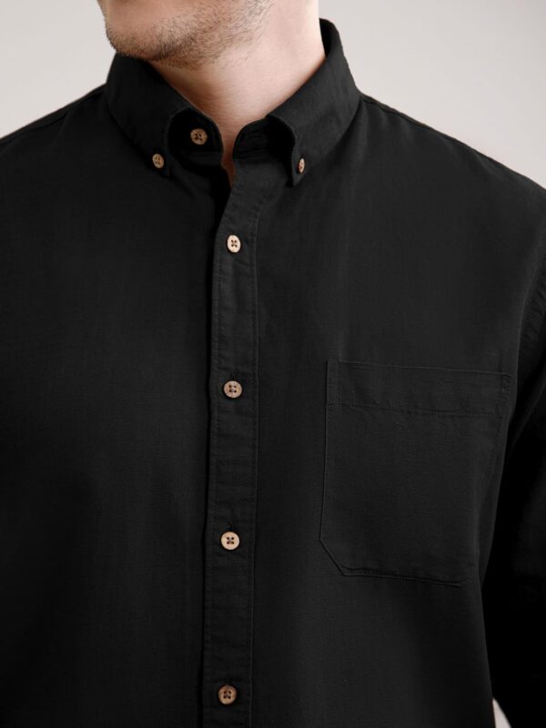 THE FORMAL CLUB Men's Breeze Full Sleeve Cotton Linen Shirt for Men in Smart Fit - Image 3