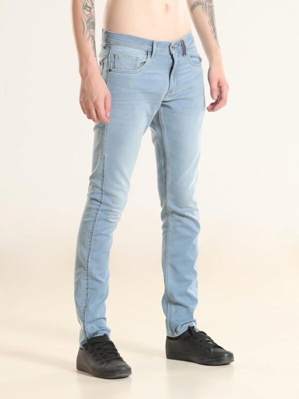 TURMS Men's Cool Tech Jeans All Degree Anti Odor UV Protectant Travel Edition Mid Rise Denim Pants | Stretchable Comfort Cotton Rich - Image 5