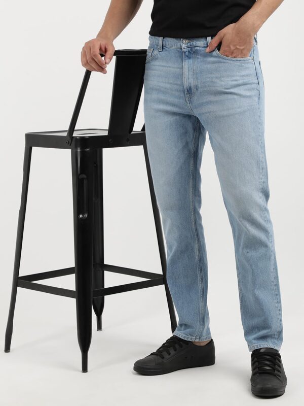 Tommy Hilfiger Men's Regular Mid Rise Jeans - Image 2