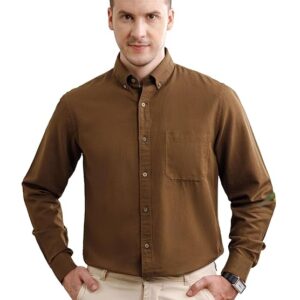 THE FORMAL CLUB Men's Breeze Full Sleeve Cotton Linen Shirt for Men in Smart Fit