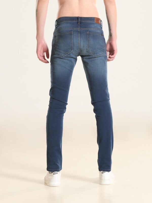 TURMS Men's Cool Tech Jeans All Degree Anti Odor UV Protectant Travel Edition Mid Rise Denim Pants | Stretchable Comfort Cotton Rich - Image 3