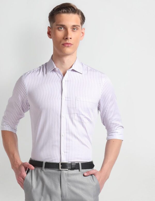 Arrow Men's 100% Cotton Slim Fit Shirt - Image 2
