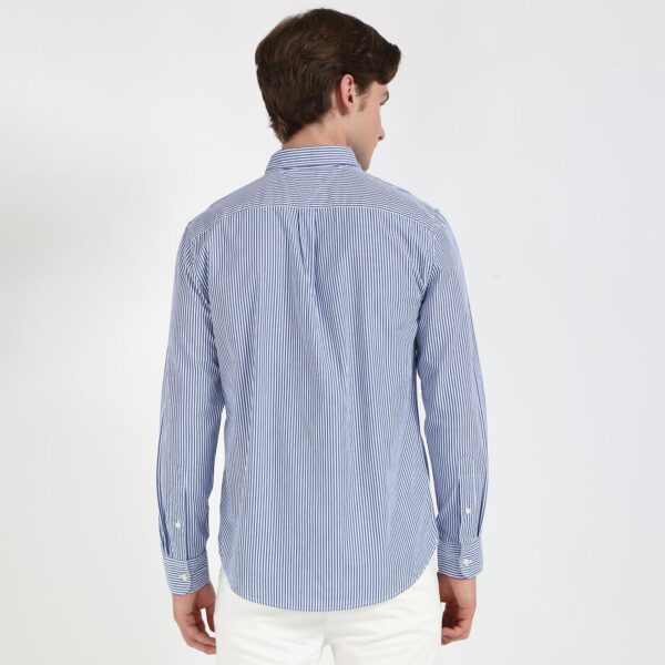 Tommy Hilfiger Men's Cotton Striped Regular Fit Shirt - Image 3