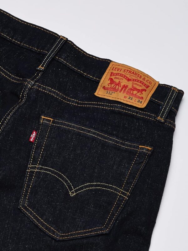Levi's Men's Mid Rise 512 Slim Taper-Fit Jeans - Image 6