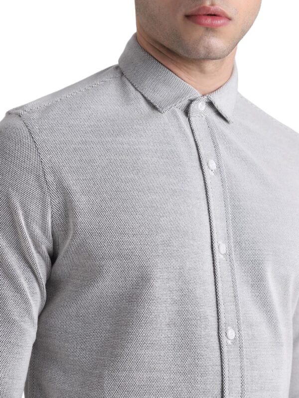 JACK & JONES Men's Cotton Solid Slim Fit Shirt - Image 5