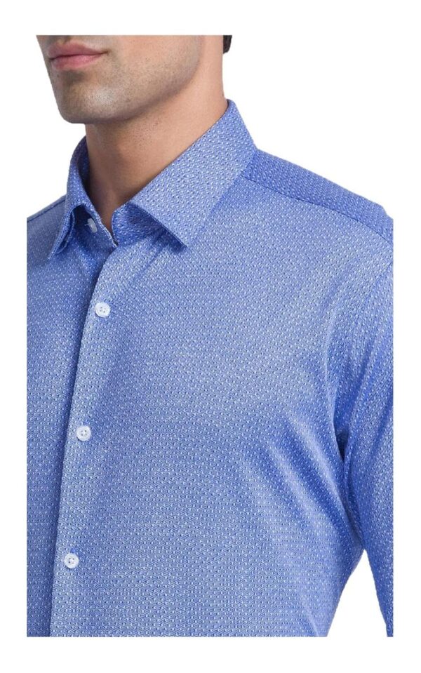 Raymond Men's Cotton Slim Fit Structure Formal Shirts - Image 5
