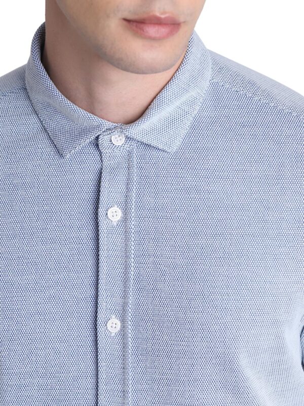 JACK & JONES Men's Cotton Solid Slim Fit Shirt - Image 5
