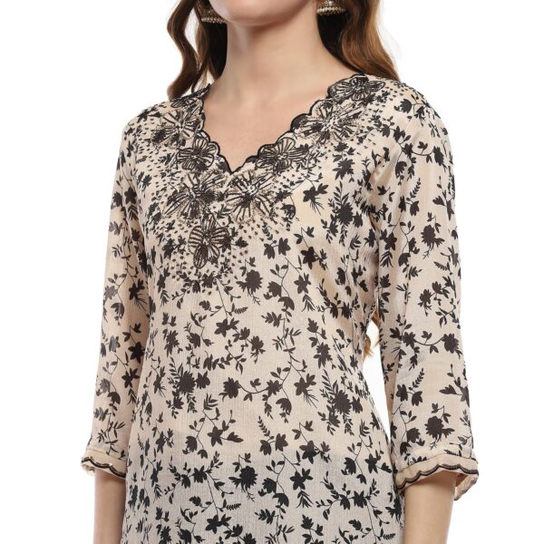 BIBA Women Printed Straight Suit Set - Image 6
