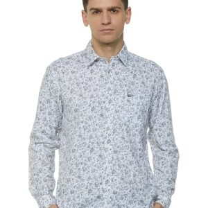 Arrow Men's Cotton Printed Slim Fit Shirt