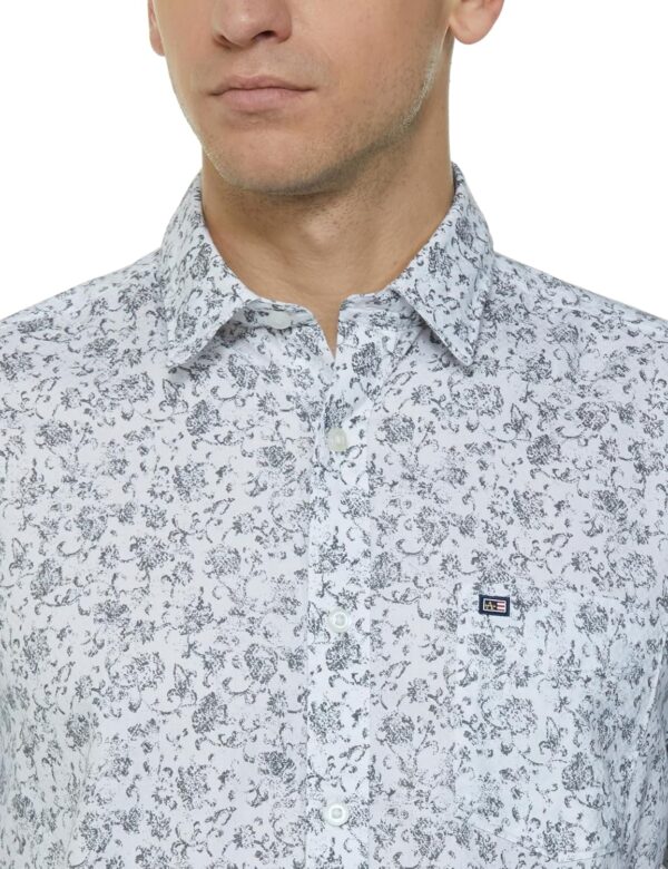 Arrow Men's Cotton Printed Slim Fit Shirt - Image 3